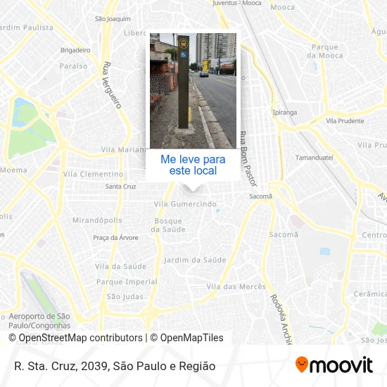 R. Sta. Cruz, 2039 mapa