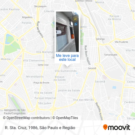 R. Sta. Cruz, 1986 mapa