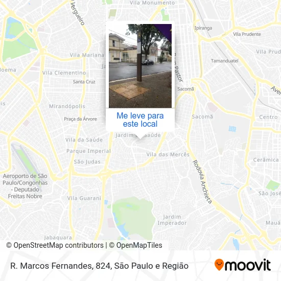 R. Marcos Fernandes, 824 mapa