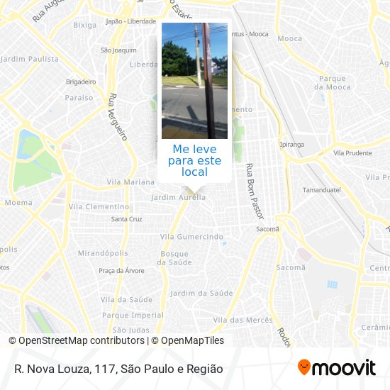 R. Nova Louza, 117 mapa