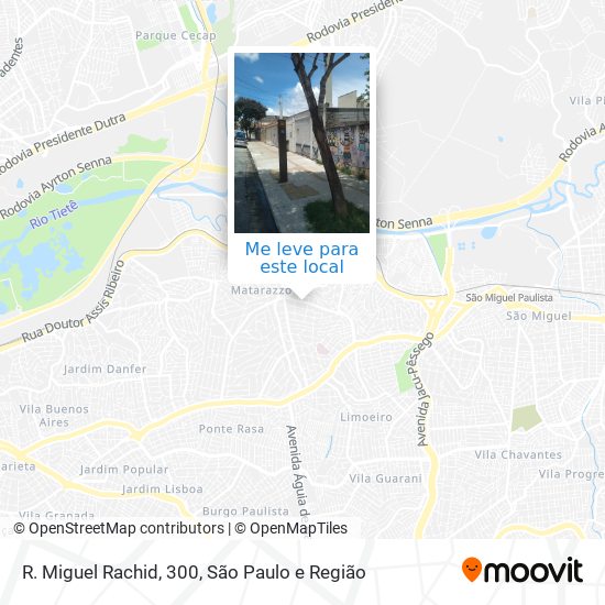 R. Miguel Rachid, 300 mapa