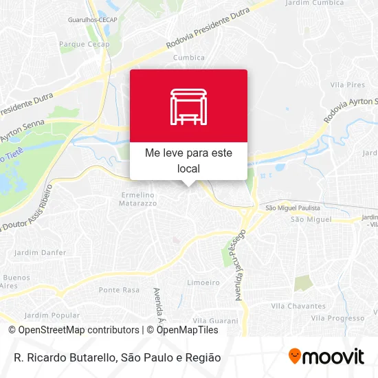 R. Ricardo Butarello mapa