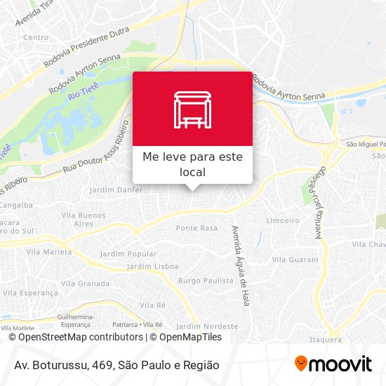 Av. Boturussu, 469 mapa