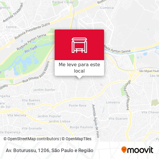 Av. Boturussu, 1206 mapa