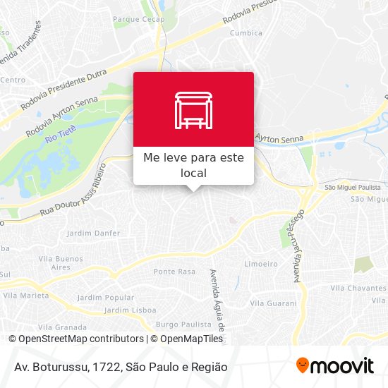 Av. Boturussu, 1722 mapa