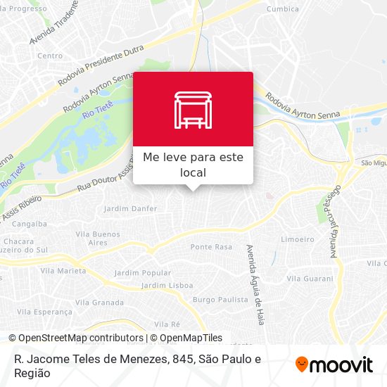 R. Jacome Teles de Menezes, 845 mapa