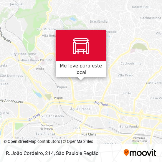 R. João Cordeiro, 214 mapa