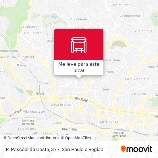 R. Pascoal da Costa, 377 mapa
