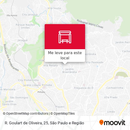 R. Goulart de Oliveira, 25 mapa