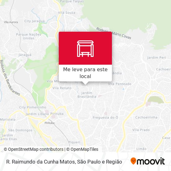 R. Raimundo da Cunha Matos mapa