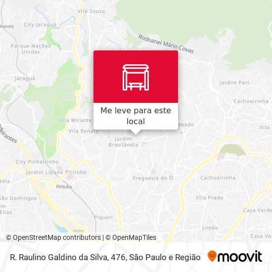 R. Raulino Galdino da Silva, 476 mapa