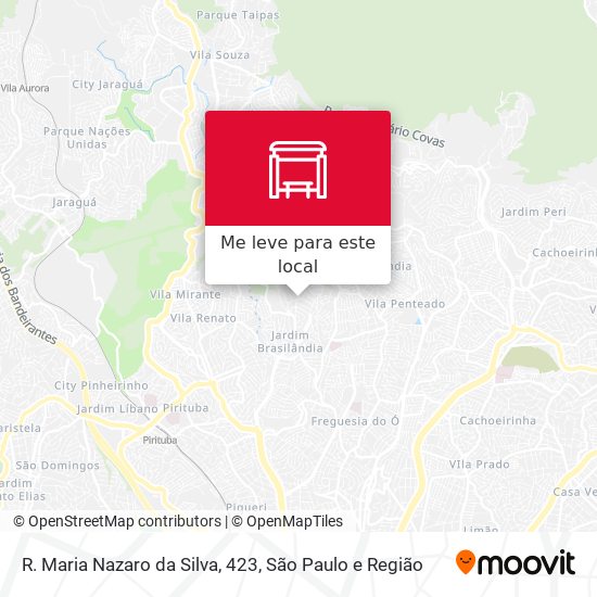 R. Maria Nazaro da Silva, 423 mapa