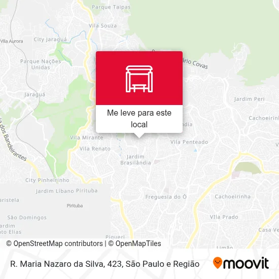 R. Maria Nazaro da Silva, 423 mapa
