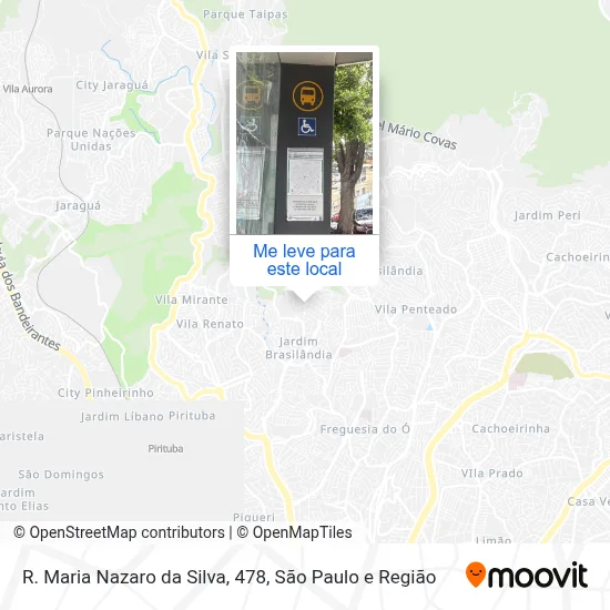 R. Maria Nazaro da Silva, 478 mapa