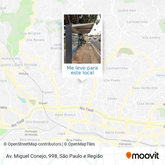 Av. Miguel Conejo, 998 mapa
