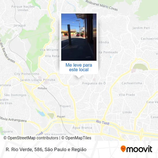 R. Rio Verde, 586 mapa