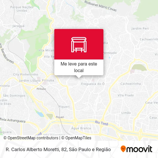 R. Carlos Alberto Moretti, 82 mapa