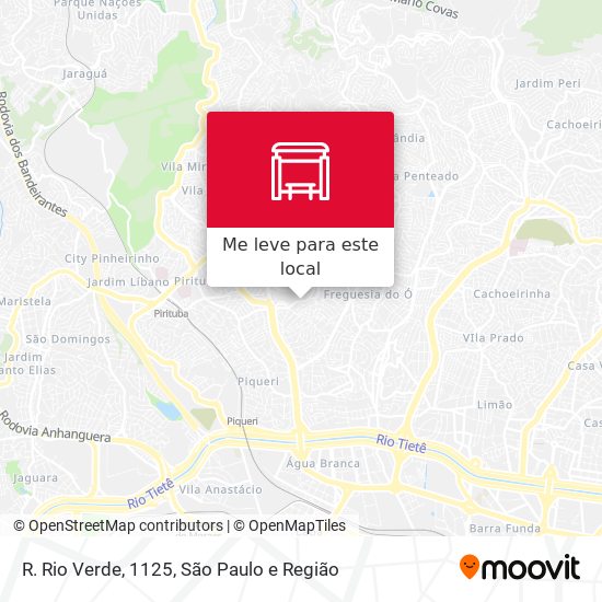 R. Rio Verde, 1125 mapa