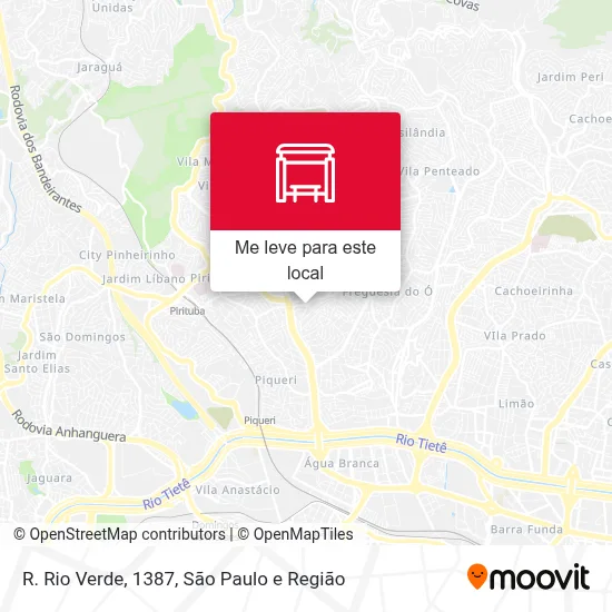 R. Rio Verde, 1387 mapa