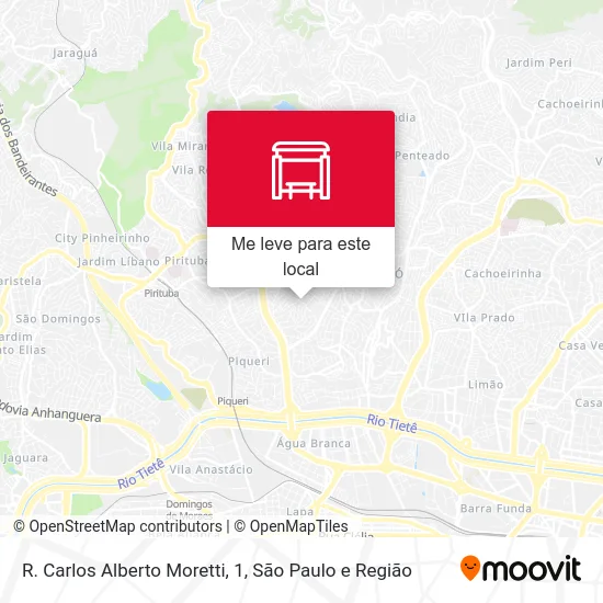 R. Carlos Alberto Moretti, 1 mapa