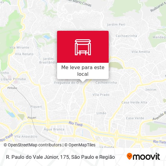 R. Paulo do Vale Júnior, 175 mapa