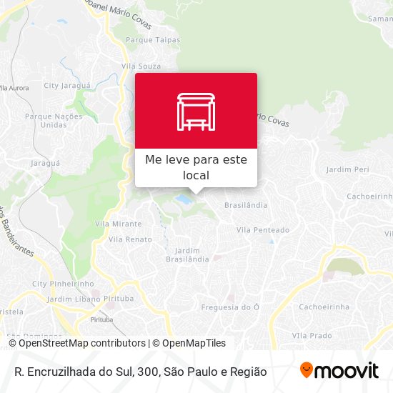 R. Encruzilhada do Sul, 300 mapa