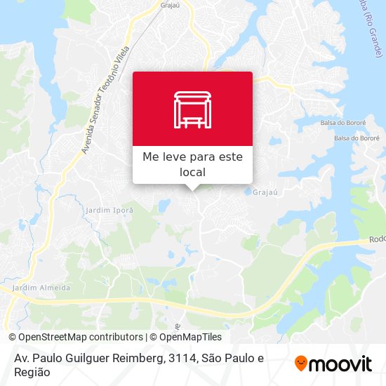 Av. Paulo Guilguer Reimberg, 3114 mapa