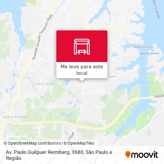 Av. Paulo Guilguer Reimberg, 3680 mapa