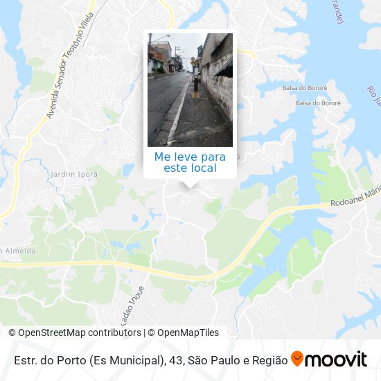 Estr. do Porto (Es Municipal), 43 mapa
