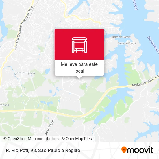 R. Rio Poti, 98 mapa