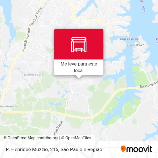 R. Henrique Muzzio, 216 mapa