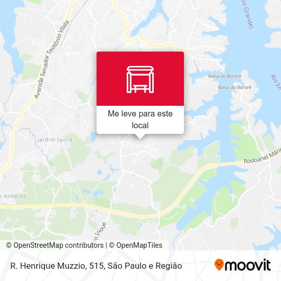 R. Henrique Muzzio, 515 mapa
