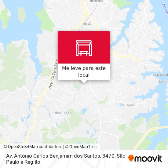 Av. Antônio Carlos Benjamim dos Santos, 3470 mapa