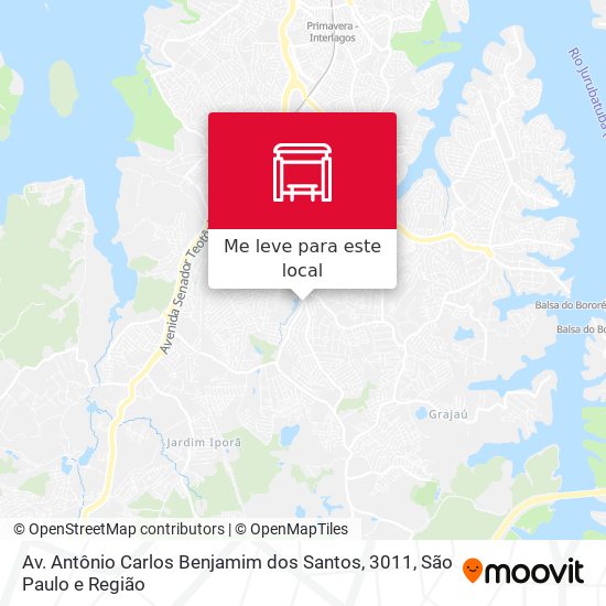 Av. Antônio Carlos Benjamim dos Santos, 3011 mapa