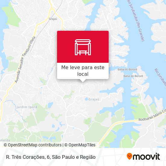 R. Três Corações, 6 mapa