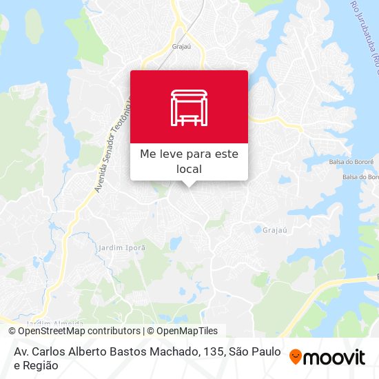 Av. Carlos Alberto Bastos Machado, 135 mapa