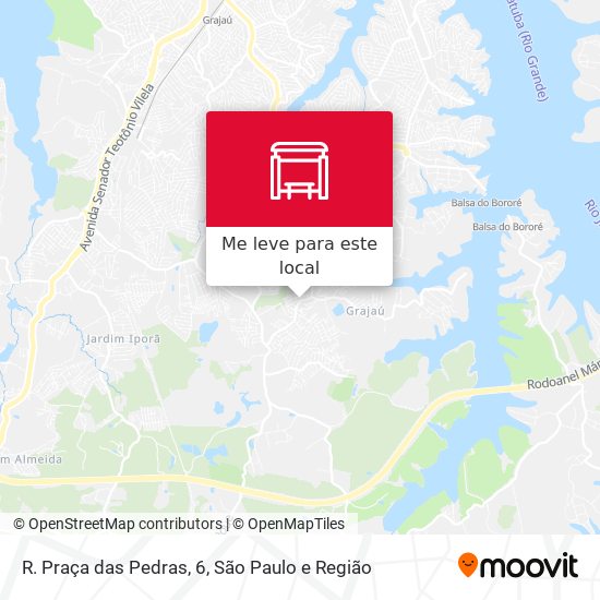 R. Praça das Pedras, 6 mapa