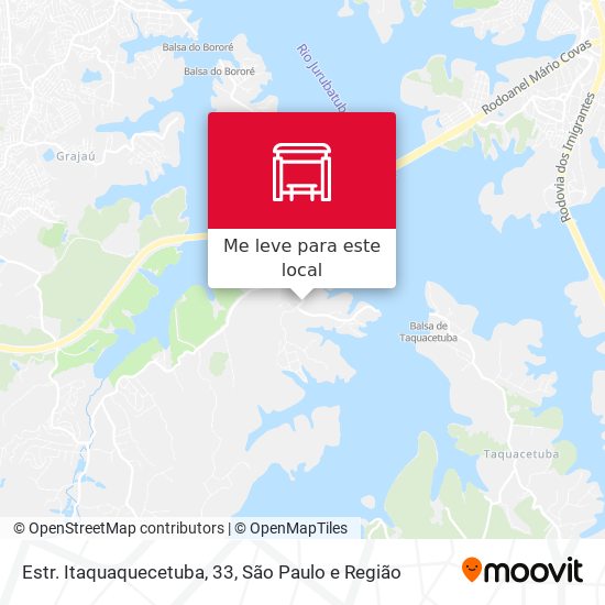 Estr. Itaquaquecetuba, 33 mapa