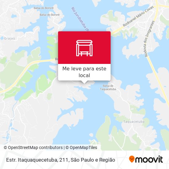 Estr. Itaquaquecetuba, 211 mapa