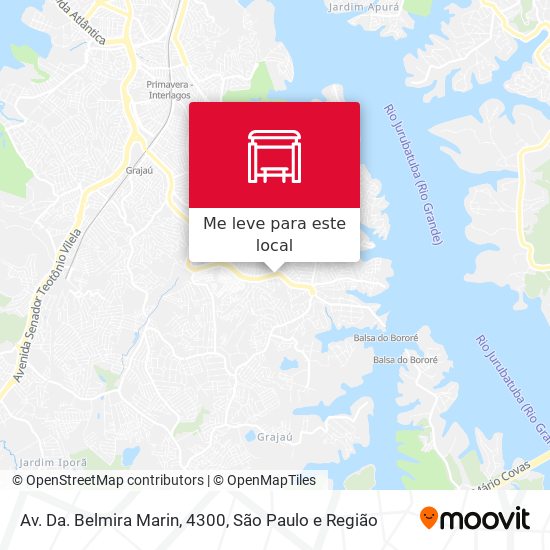 Av. Da. Belmira Marin, 4300 mapa