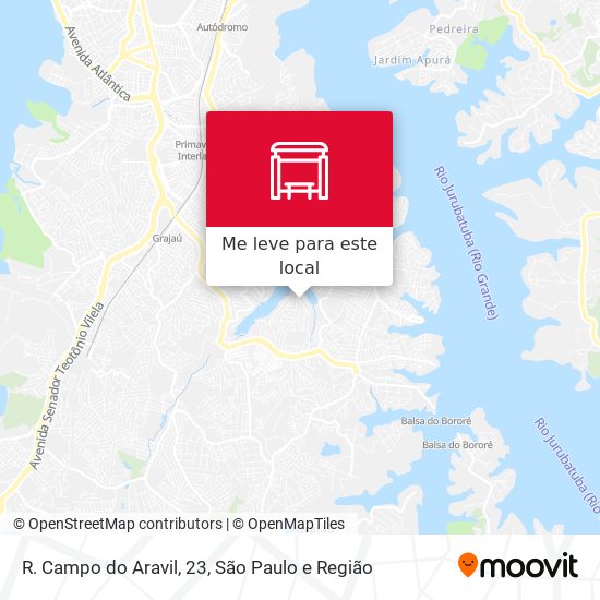 R. Campo do Aravil, 23 mapa