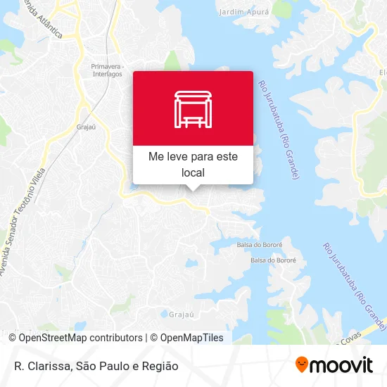 R. Clarissa mapa