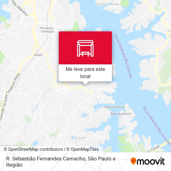 R. Sebastião Fernandes Camacho mapa