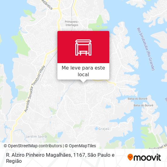 R. Alziro Pinheiro Magalhães, 1167 mapa