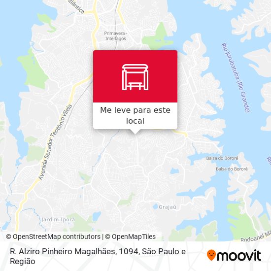 R. Alziro Pinheiro Magalhães, 1094 mapa