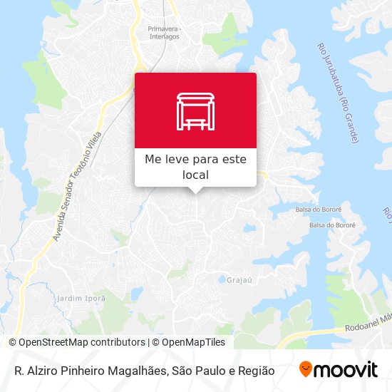 R. Alziro Pinheiro Magalhães mapa