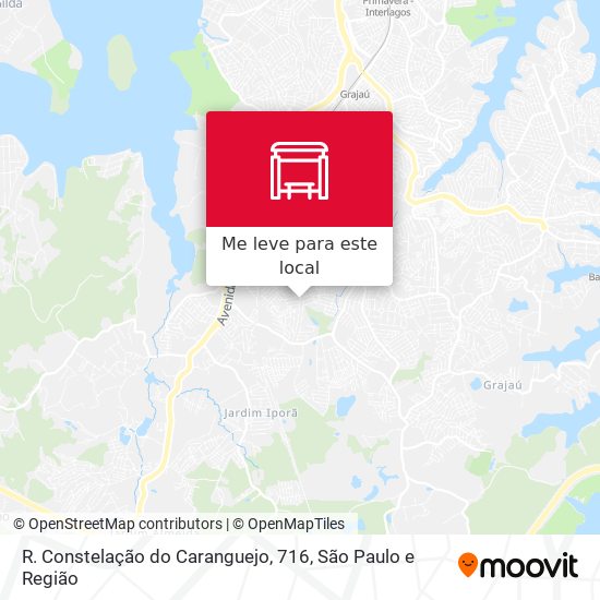 R. Constelação do Caranguejo, 716 mapa