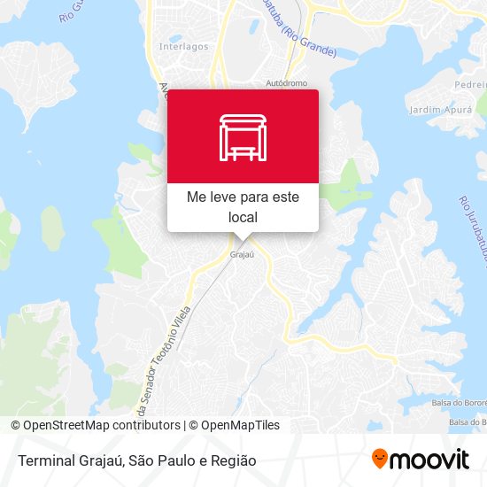 Terminal Grajaú mapa