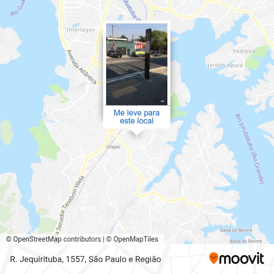 R. Jequirituba, 1557 mapa