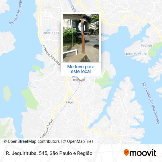 R. Jequirituba, 545 mapa